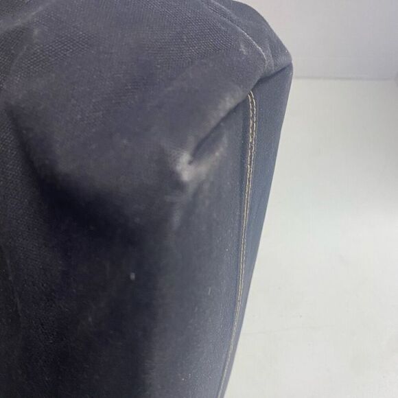 SAKS 5TH AVENUE Canvas Tote Bag Mustard 12.5X6.5X11.5 SEE DESCRIPTION - Picture 12 of 12